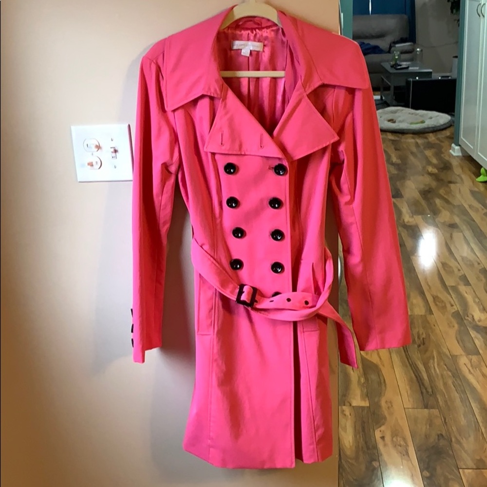 Pink Trench Coat - NY&Co. - Never Worn